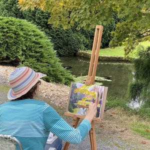 Spring in the Walled Garden – En Plein Air Artist Retreat